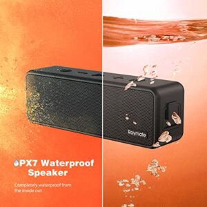 Raymate Bluetooth Speakers, 20W IPX7 Waterproof Speaker Wireless Bluetooth-V5.0, HiFi Stereo Sound, 1000mins Playtime, Portable Speaker for Home, Outdoor, Party