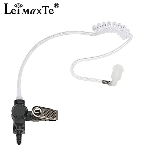 LEIMAXTE XPR3300e Earpiece for Motorola Radio XPR3500 XPR3500e XPR3000 XPR3300 with Mic PTT XPR 3300 3500 3300e 3500e Walkie Talkie Headset Security Acoustic Tube Surveillance Headphone