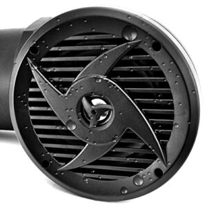 Pyle Waterproof Marine ATV Powered Speakers - 500W UTV Bluetooth Sound System All-Terrain Sound ATV Speakers w/ AUX 3.5mm, 6.5” Dual Audio Sound System for Car, Boat, Golf Carts & Jetski PLATV550BT