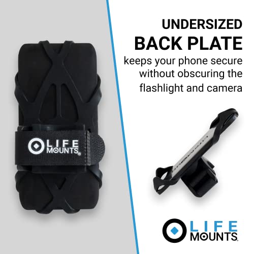 Life Mounts - Boat Mounted Cell Phone Holder - Secure Your Phone While Out On The Water - Holds Most Current Smartphones - Hands Free Calling, Music and Maps