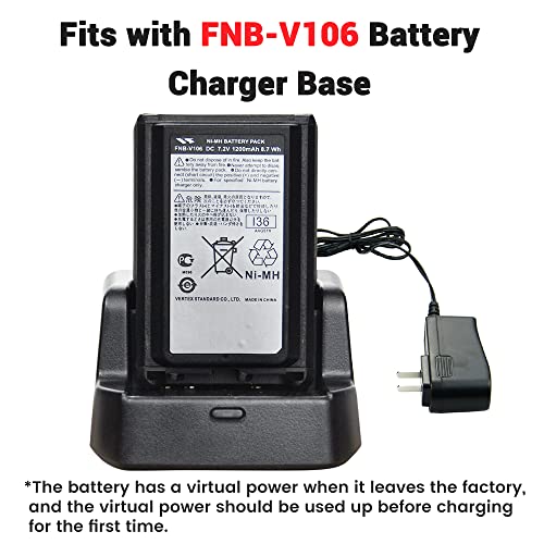 CD-47 Desktop Charger for Yaesu FT-270R FT-60R Vertex Standard VX160 VX420 VX-400 VX-410 VX-414 VX-417 Radio Battery Charger