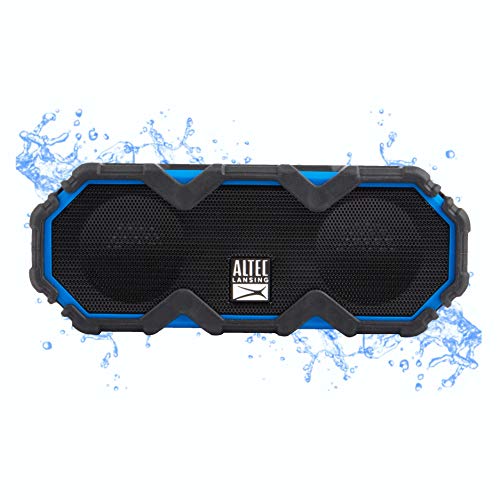 Altec Lansing IMW479 Mini LifeJacket Jolt Heavy Duty Rugged Waterproof Ultra Portable Bluetooth Speaker up to 16 Hours of Battery Life, 100FT Wireless Range and Voice Assistant (Royal Blue)