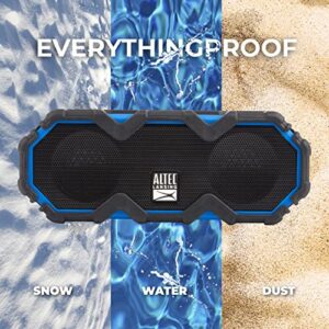 Altec Lansing IMW479 Mini LifeJacket Jolt Heavy Duty Rugged Waterproof Ultra Portable Bluetooth Speaker up to 16 Hours of Battery Life, 100FT Wireless Range and Voice Assistant (Royal Blue)