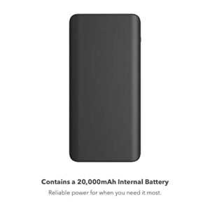 mophie Power Boost XL (20K)- Black - PowerStation containing Large Internal Battery and Versatile USB-C Port