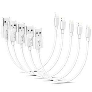 short lightning cable, 7-inch lightning to usb cable compatible with iphone 14 max pro 14 pro 14 plus 14 13 12 11 x 8 7 6 5 ipad ipod airpods