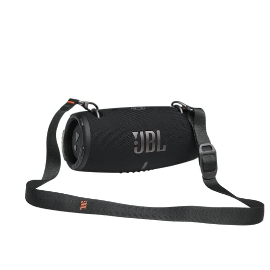 JBL Xtreme 3 Waterproof Bluetooth Speaker Bundle with gSport Carbon Fiber Case and Shoulder Strap (Black)