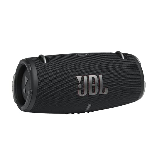 JBL Xtreme 3 Waterproof Bluetooth Speaker Bundle with gSport Carbon Fiber Case and Shoulder Strap (Black)