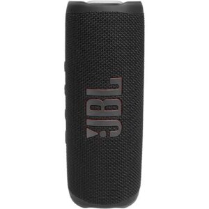 Boomp's JBL Flip 6 Bluetooth Speaker Kit: Portable Wireless, Powerful Rich Sound & Deep Bass, IP67 Rated Waterproof Speaker, with Silicone Protective Case & USB Type-C Wire - Black