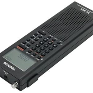 Tecsun Digital PL368 AM/FM/LW/SW Worldband Radio with Single Side Band Receiver (Black)