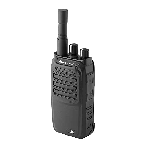Midland – BizTalk BR200 Business Radio – 2W Industrial Grade Two Way Radio – Compact Size – High Performance Walkie Talkie – 250,000 Square Feet of Coverage