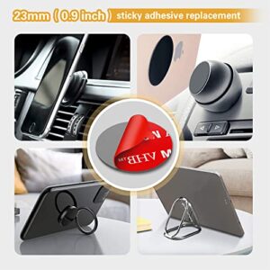 3M VHB Sticky Adhesive Replacement, 4pcs 3.15" Circle Double Sided Pads Gule for Dashboard / Windshield Suction Cup Phone Holder, 4pcs 23mm Round Sticker Tape for Car Magnetic Mount & Ring Holder Base
