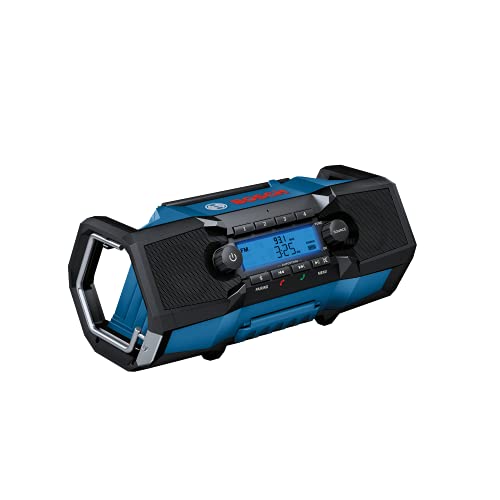 BOSCH GPB18V-2CN 18V Compact Jobsite Radio with Bluetooth® 5.0 , Black