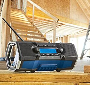 BOSCH GPB18V-2CN 18V Compact Jobsite Radio with Bluetooth® 5.0 , Black