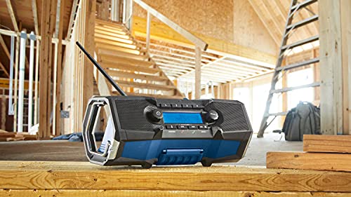 BOSCH GPB18V-2CN 18V Compact Jobsite Radio with Bluetooth® 5.0 , Black