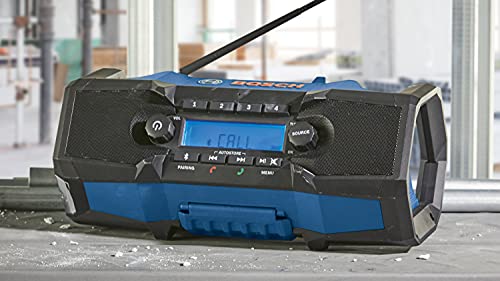 BOSCH GPB18V-2CN 18V Compact Jobsite Radio with Bluetooth® 5.0 , Black