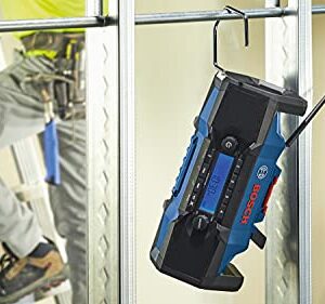 BOSCH GPB18V-2CN 18V Compact Jobsite Radio with Bluetooth® 5.0 , Black