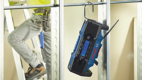 BOSCH GPB18V-2CN 18V Compact Jobsite Radio with Bluetooth® 5.0 , Black