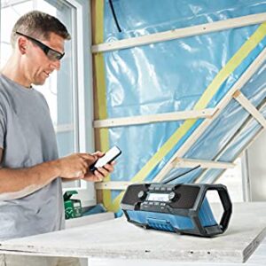 BOSCH GPB18V-2CN 18V Compact Jobsite Radio with Bluetooth® 5.0 , Black