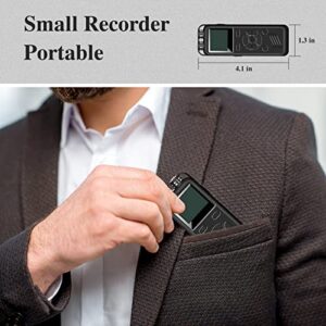 Hubotowin Digital Voice Recorder 16GB Voice Activated Recorder Audio Recorder for Lectures.Meeting.Interview.Tape Recorder with Playback.Recording Device Portable MP3.A-B Function and Variable Speed