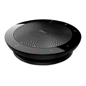 jabra connect 4s portable speakerphone — portable speaker with bluetooth and usb connection, amazing audio for music and crystal-clear calls, perfect for flexible working — no setup required