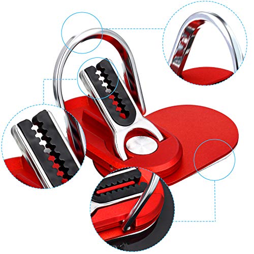 6 Pieces 3-in-1 Multipurpose Mobile Phone Bracket Holder 360 Degree Rotation Cell Phone Ring Stand for Car Home, 5 Colors