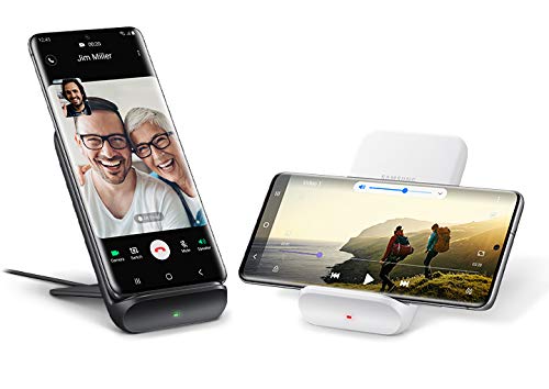 Samsung Electronics Wireless Charger Trio, Qi Compatible - Charge up to 3 Devices at Once - for Galaxy Phones, Buds, Watches, and Apple iPhone Devices, White (US Version)