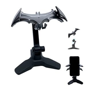 livin bat phone stand holder for desk, cell phone holder for men gifts car gift for him bat decorations collectibles for room,gravity automatic locking hands free compatible with all mobile phone