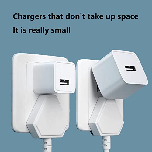 USB Wall Charger Cube,Small iPhone Charger Block,5W USB Power Adapter Wall Charger Brick Travel Plug Compatible with iPhone 11/Pro Max/XS Max/Xs/XR/8/7/6/Plus/5/SE/iPad/Samsung/Android/LG/Kindle/Micro