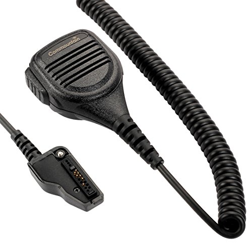 Speaker Mic with Reinforced Cable for Kenwood Radios NX-200 NX-210 NX-300 NX-3200 NX-3300 NX-410 NX-411 NX-5200 NX-5300 NX-5400 TK-2180 TK-3180 TK-5210 TK-5220 TK-5310 TK-5410, Shoulder Microphone