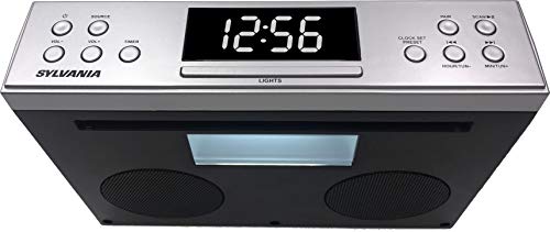 PROSCAN Under Cabinet Clock Radio, Music System with Bluetooth Streaming and FM Radio