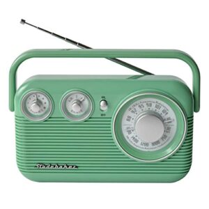 Studebaker SB2003 Retro Portable AM/FM Radio (Teal)