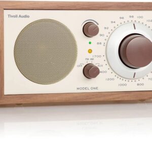 Tivoli Audio model One Am/ fm Table Radio, Classic/ Walnut, 2.4 Lb