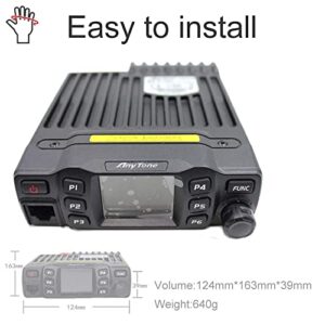 Anytone AT-778UV Dual Band 25W Mobile Radio Transceiver VHF/UHF Car Radio Walkie Talkie with Programming Cable