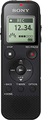 Sony ICD-PX470 Stereo Digital Voice Recorder with Built-in USB Bundle with 16GB microSD and Hard Carrying Case (3 Items)