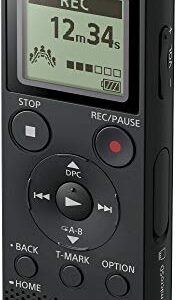 Sony ICD-PX470 Stereo Digital Voice Recorder with Built-in USB Bundle with 16GB microSD and Hard Carrying Case (3 Items)