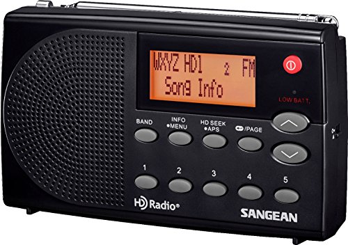 Sangean HDR-14 HD Radio/FM Stereo/AM Portable Radio, standart , Black