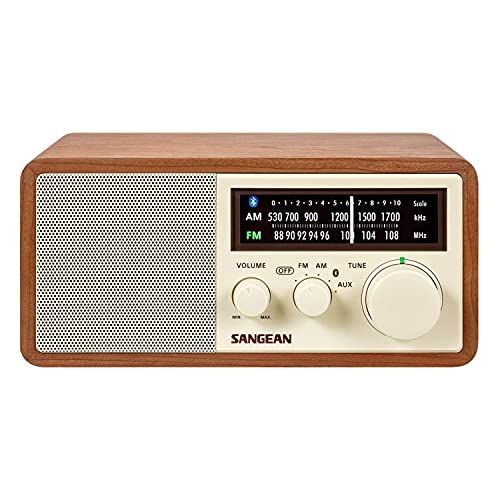 Sangean WR-16 AM/FM Bluetooth Wooden Cabinet Radio