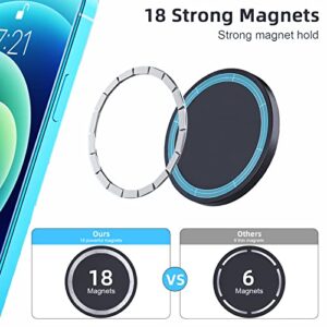 Magnetic Phone Holder For Magsafe Car Mount Compatible with MagSafe Cases and iPhone 14, 14 Pro Max, 14 Pro, 14 Plus, iPhone 13, 13 Pro, 13 Pro Max, 13 Mini, 12, 12 Pro Max, 12 Pro, 12 Mini(2 Pack)