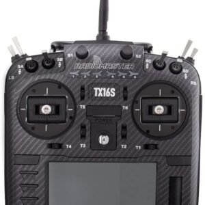 RadioMaster TX16S Mark II (Carbon Fiber Edition) 2.4GHz 16 Channel EdgeTX OpenTX Radio Transmitter Mode 2 (4-in-1 w/Hall Gimbal V4.0)