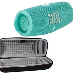 JBL Charge 5 - Portable Bluetooth Speaker with Exclusives Hardshell Travel Case, IP67 Waterproof and USB Charge Out (Teal)