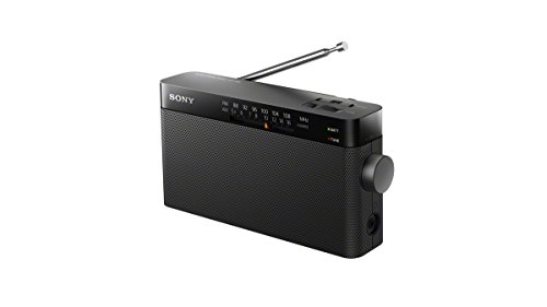 Sony ICF-306 Portable AM/FM Radio - Black