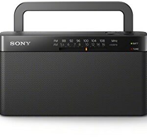 Sony ICF-306 Portable AM/FM Radio - Black