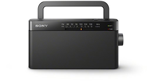 Sony ICF-306 Portable AM/FM Radio - Black