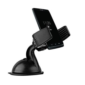 verizon oem universal adjustable window / dash board mount – black