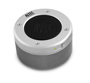 altec lansing im-237 orbit ultra portable speaker for mp3 players (silver)