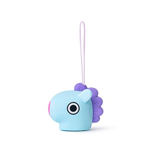 BT21 MANG Character Cute Mini Portable Wireless Bluetooth Speaker, Blue