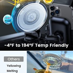 VICSEED Upgraded Phone Mount for Car - Anti-UV & No Melting Suction Cup - Long Arm Car Phone Holder Mount - Dashboard Vent Windshield Cell Phone Holder Car for iPhone 14 Pro Max Plus 13 All Mobiles