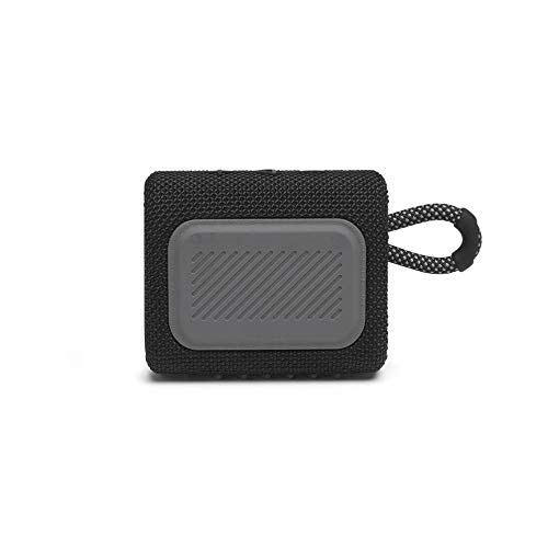 JBL - GO3 Portable Waterproof Wireless Speaker - Black (Renewed)