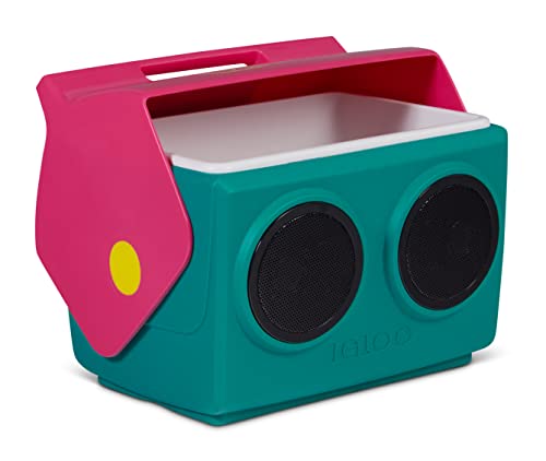 Igloo KoolTunes Boombox Cooler, 14 Qt Jade