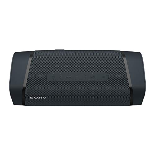 Sony SRSXB33 Extra BASS Bluetooth Wireless Portable Waterproof Speaker (Black) Bundle with Hardshell Travel and Storage Case (2 Items)